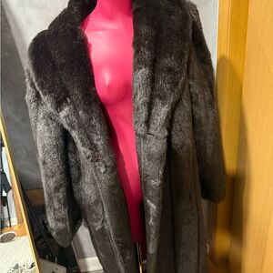 Source Unknown Dark Brown Teddy Jacket